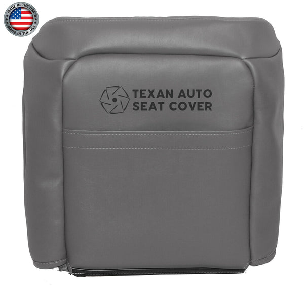 1995, 1996, 1997, 1998, 1999 Chevy Tahoe Suburban 1500 2500 LT LS 2WD, 4X4 Passenger Side Lean Back Synthetic Leather Replacement Cover Gray