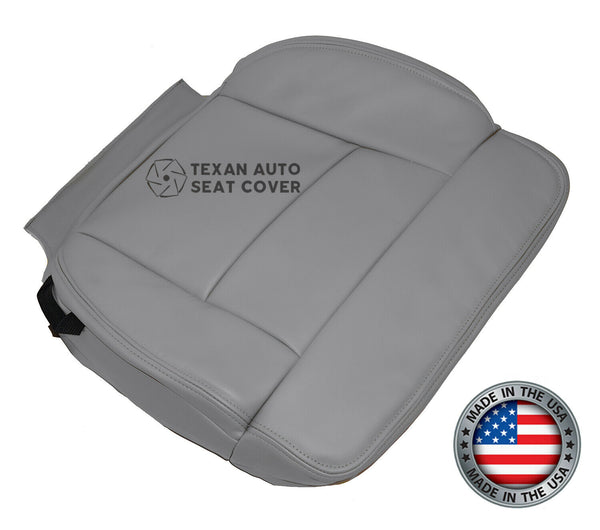 2005, 2006, 2007, 2008 Ford F-150 Lariat  Driver Bottom Synthetic Leather Replacement Seat Cover Gray