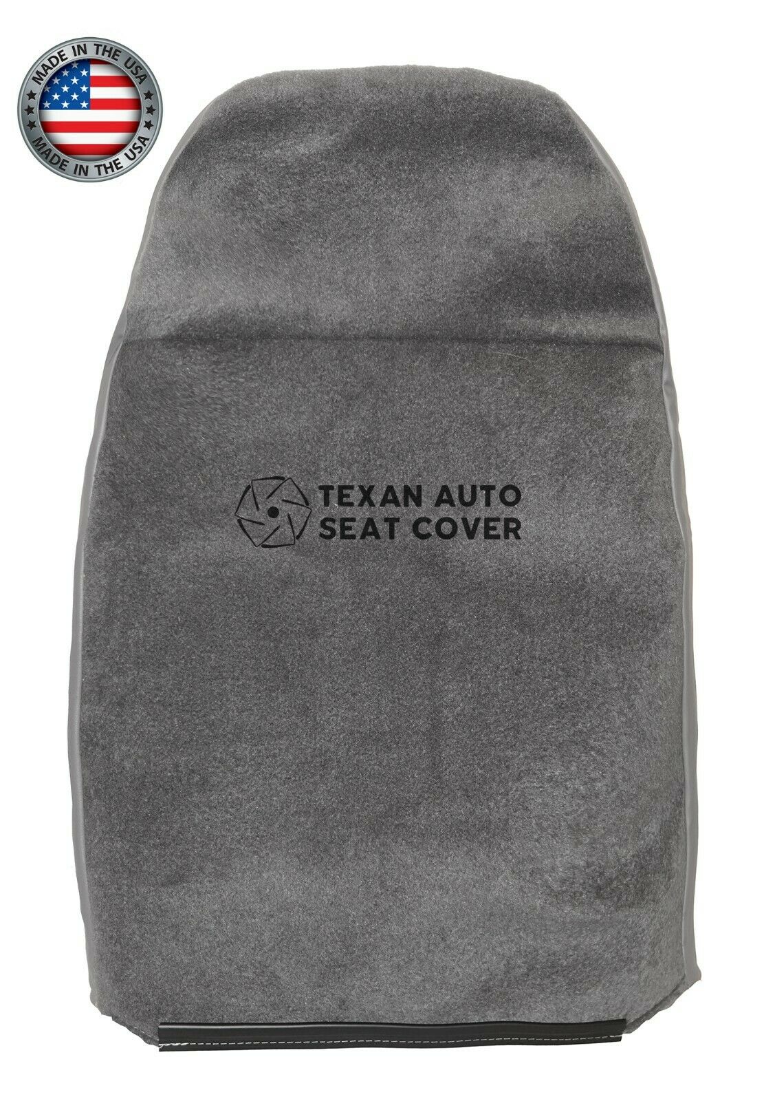 2000 2001 2002 2003 Ford E150 E250 E350 E450 E550 Econoline Van Driver Side Lean back Perforated Synthetic Leather Replacement Cover Gray