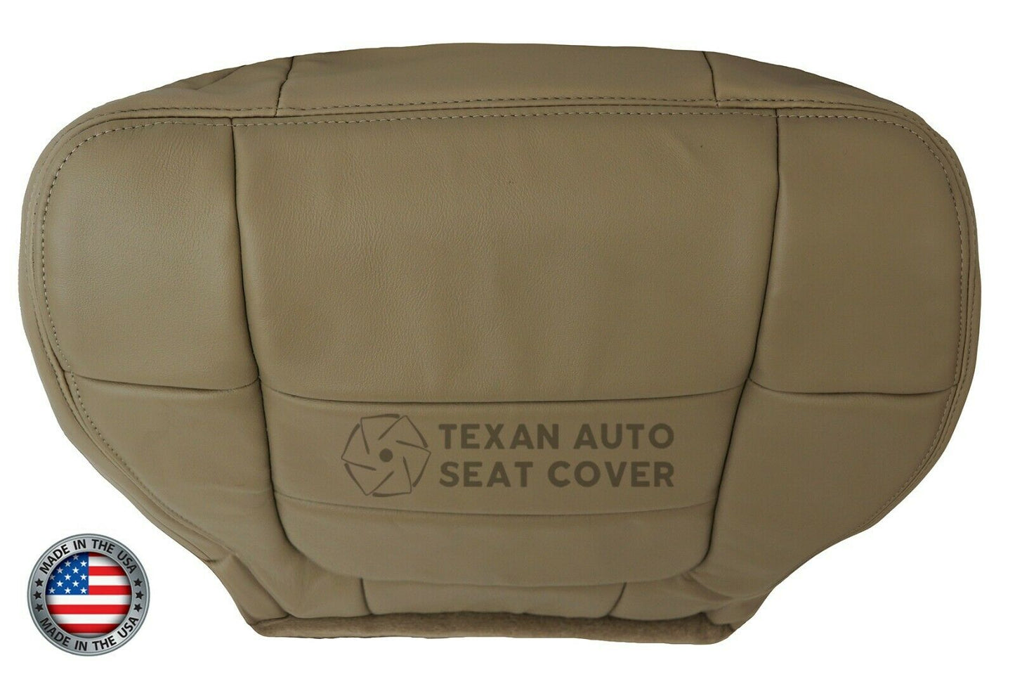 2001, 2002 Ford F150 Lariat  Super Cab, Extended Cab Driver Bottom Synthetic Leather Seat Cover Tan