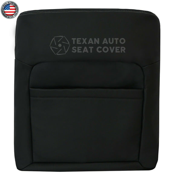 2005, 2006, 2007, 2008 Ford F-150 Lariat Driver Lean back Leather Replacement Seat Cover Black