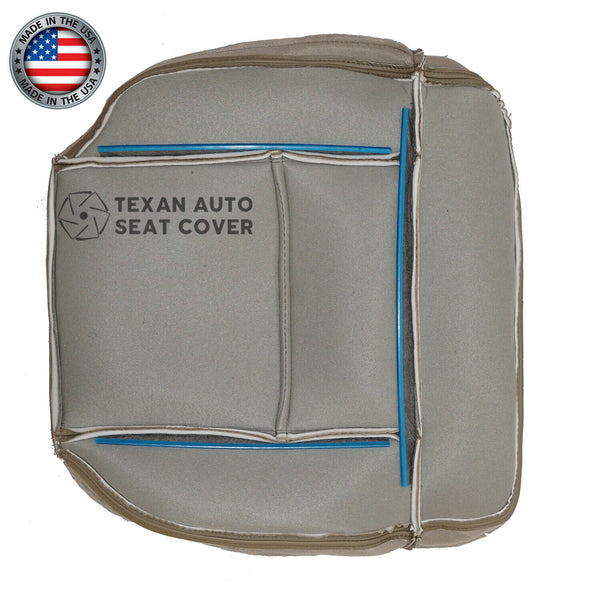 2005, 2006, 2007, 2008, Ford F-150 Lariat Passenger Bottom Synthetic Leather Replacement Seat Cover Pebble Tan