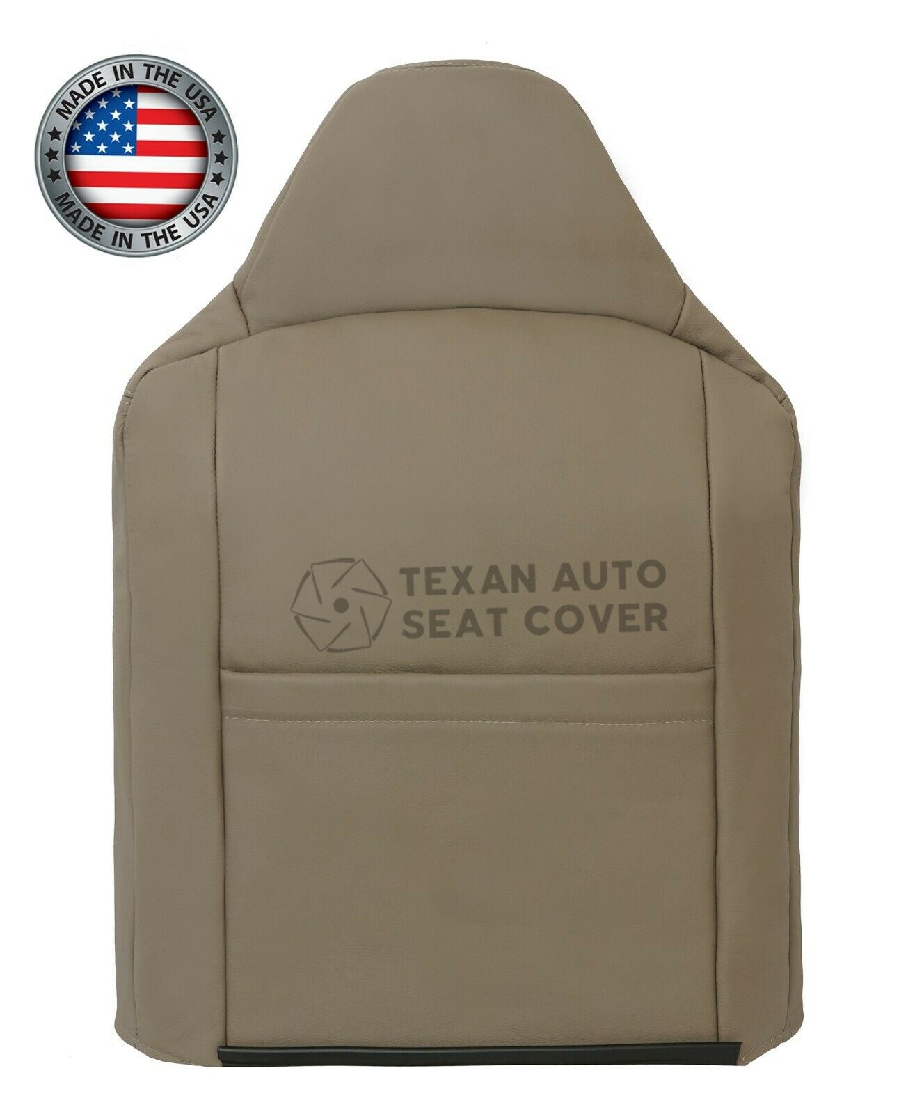 2002, 2003, 2004 Ford Excursion Eddie Bauer Driver Side Lean Back Leather Replacement Seat Cover Tan