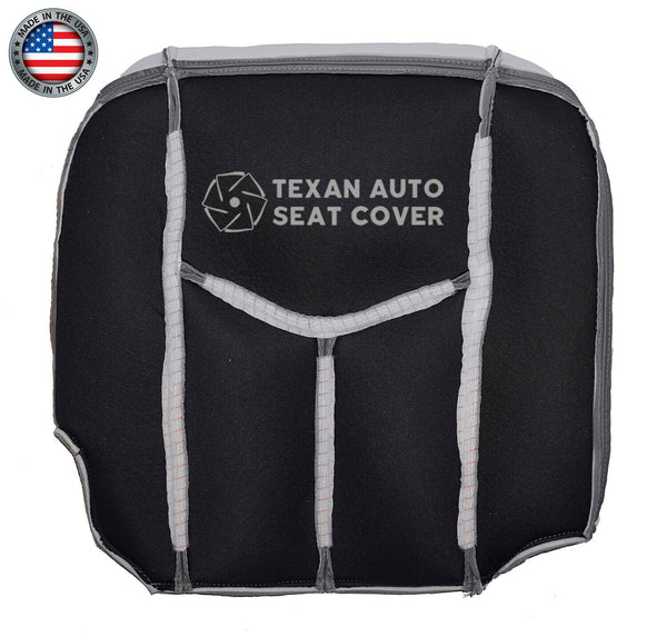 Fits 2005, 2006 Chevy Avalanche 1500 2500 LT LS Z71, Z66 Driver Side Bottom Leather Replacement Seat Cover Gray
