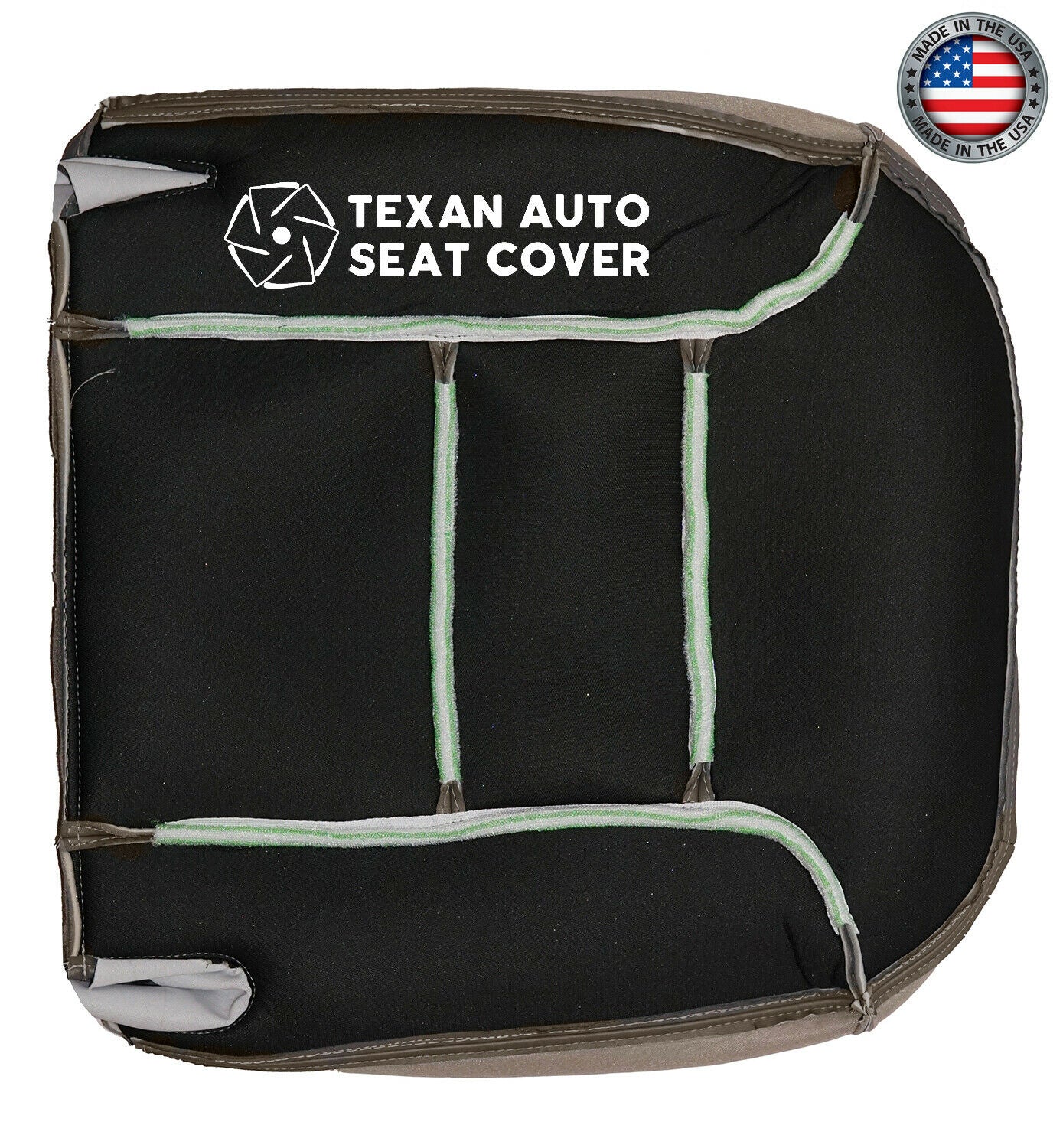 1995, 1996, 1997, 1998, 1999 GMC Sierra 1500 2500 3500 SLT SLE Z71 Driver Side Bottom Leather Replacement Seat Cover Tan