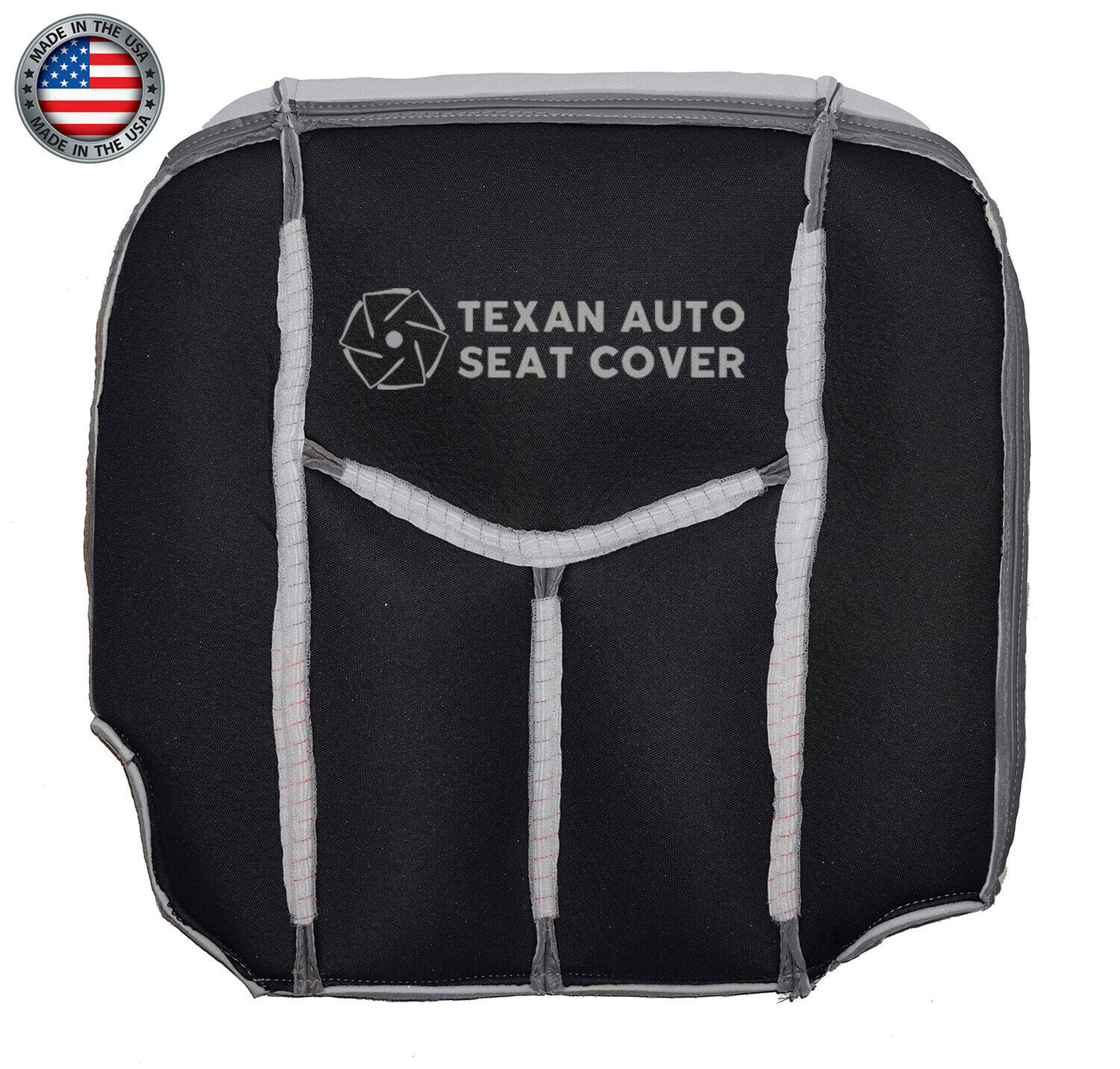 Fits 2005, 2006 Chevy Avalanche 1500 2500 LT LS Z71, Z66 Passenger Side Bottom Synthetic Leather Replacement Seat Cover Gray