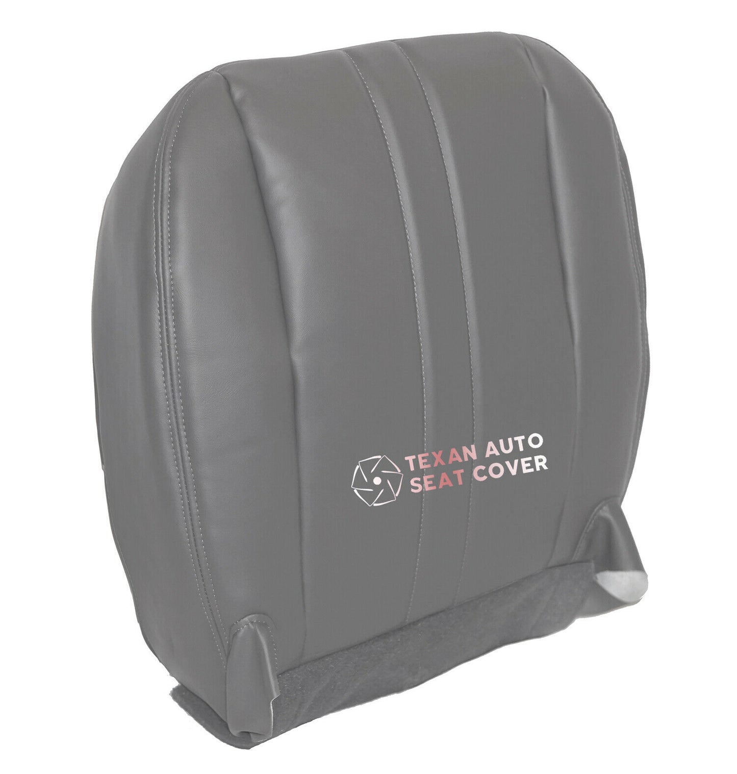 2008,2009,2010,2012,2013,2014,GMC SAVANA Driver Side Bottom Synthetic Leather Replacement Seat Cover Gray