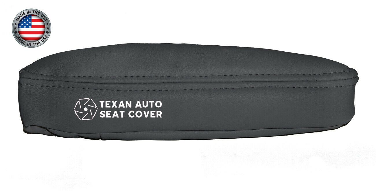 Fits 2003, 2004 Chevy Avalanche 1500, 2500 LS Z71 Z76 Passenger Side Armrest Synthetic Leather Replacement Cover Dark Gray