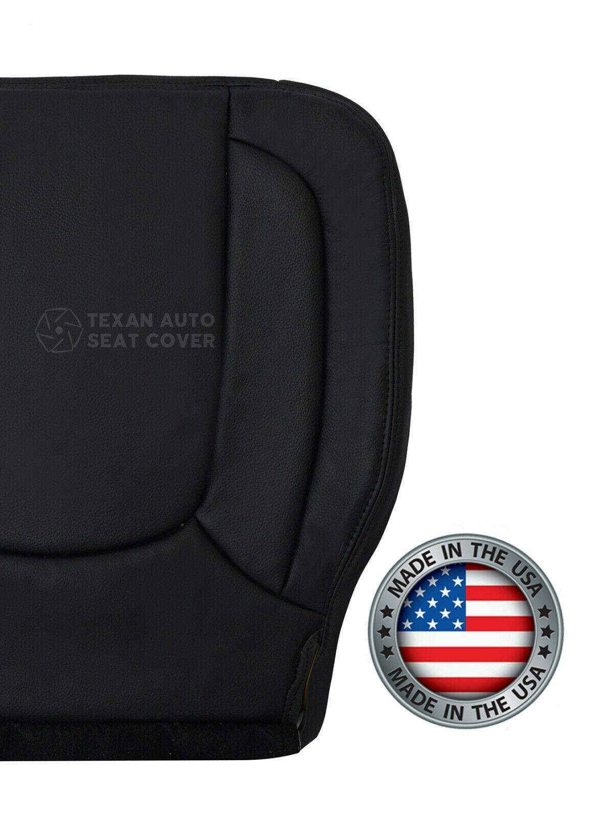 2004, 2005 Dodge Ram 1500, 2500, 3500 Laramie SLT Passenger Bottom Leather Seat Cover Dark Gray