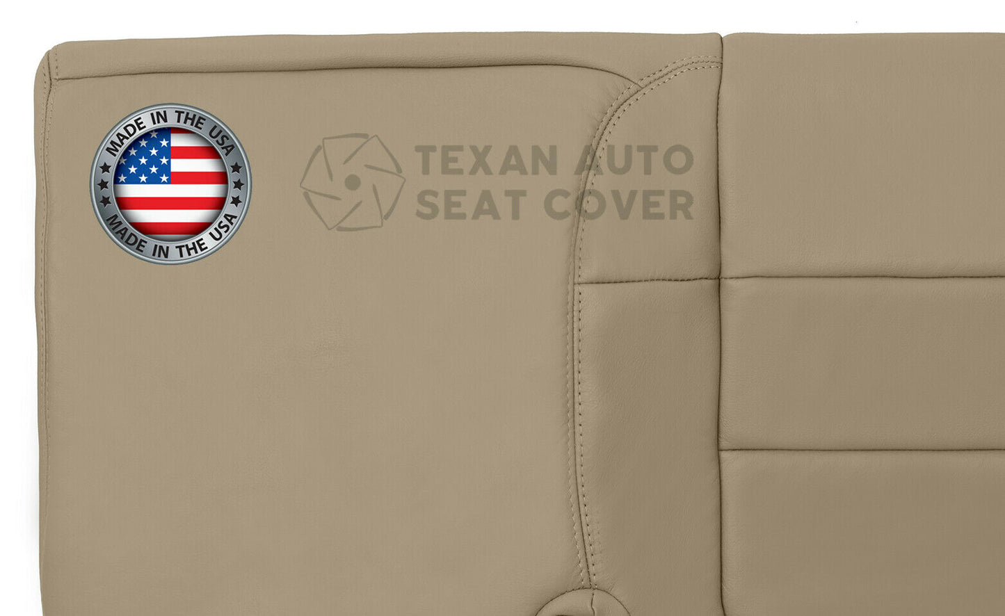 2001, 2002 Ford F150 Lariat Single Cab , Super Crew, Crew Cab Passenger Bench Leather Seat Cover Tan