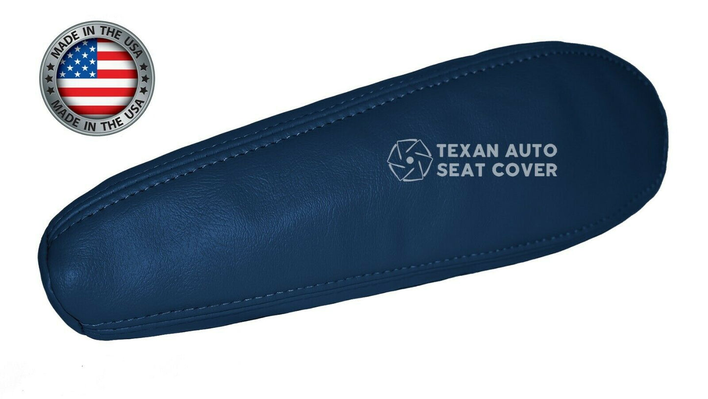 1995, 1996, 1997, 1998, 1999 GMC Sierra 1500 2500 3500 SLT.SLE. Z71 Passenger  Side Armrest Synthetic Leather Replacement Seat Cover Blue