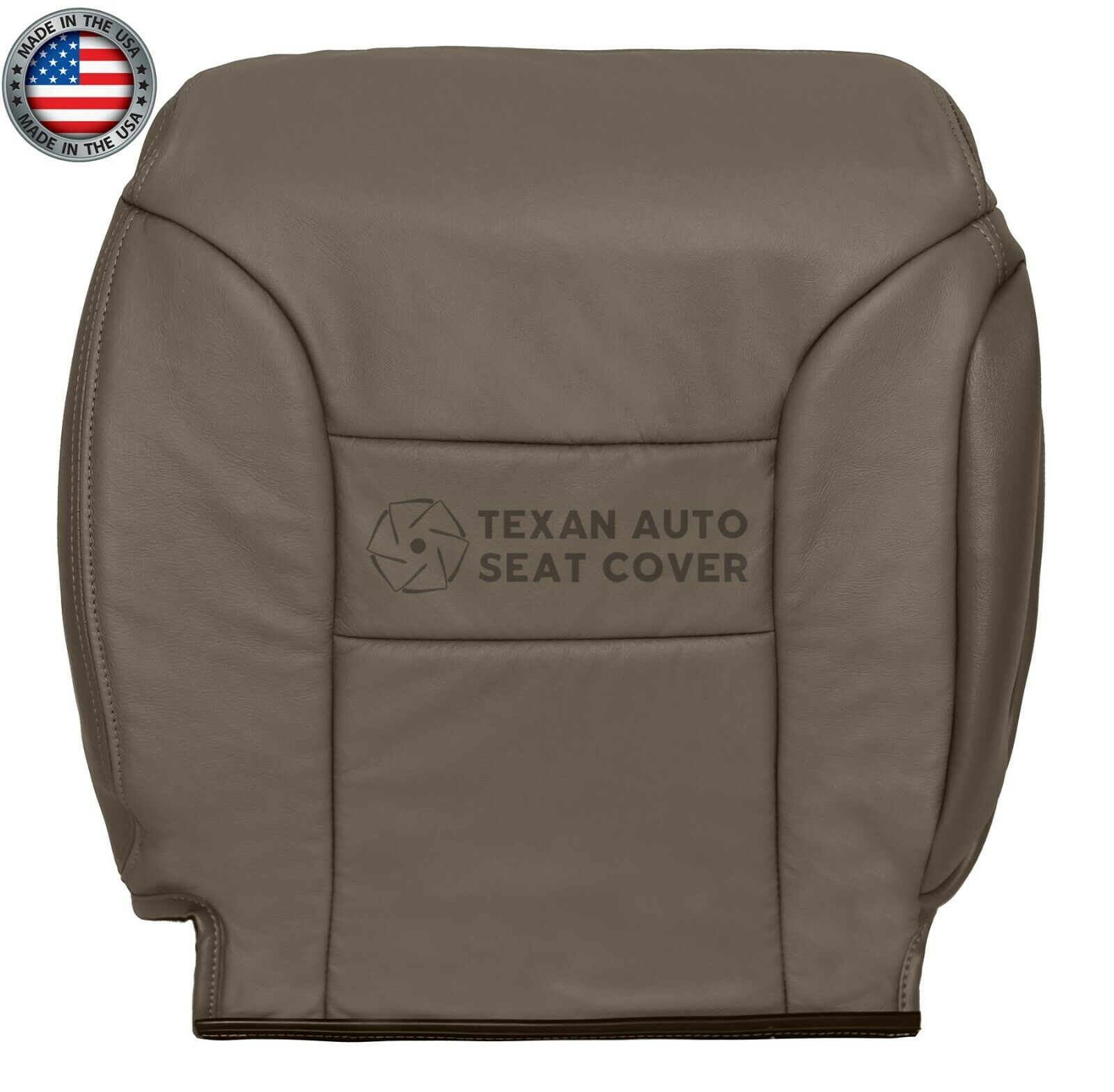 1995, 2000 Chevy Silverado C/K Driver Lean Back Leather Seat Cover Tan