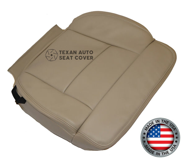 2005, 2006, 2007, 2008, Ford F-150 Lariat Passenger Bottom Synthetic Leather Replacement Seat Cover Pebble Tan