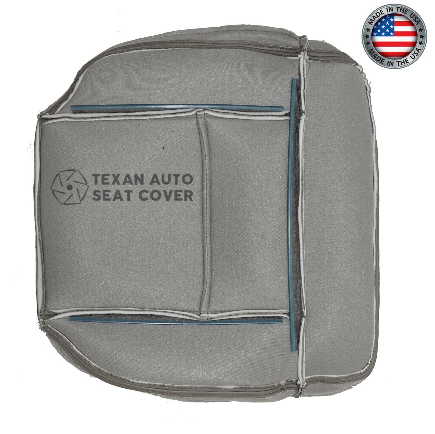 2005, 2006, 2007, 2008 Ford F-150 Lariat Driver Bottom Leather Replacement Seat Cover Black