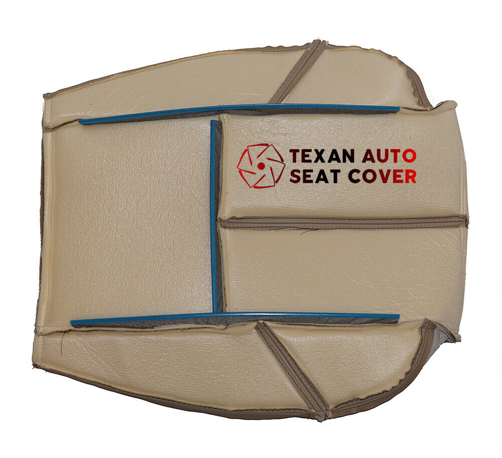 Fits 2007, 2008, 2009, 2020, 2011, 2012, 2013 Chevy Avalanche Driver Side Bottom Synthetic Leather Replacement Seat Cover Tan