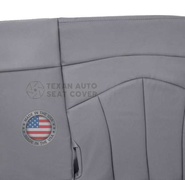 1999, 2000, 2001 Ford F150 Lariat Single-Cab, Super-Cab Passenger Bench Leather Seat Cover Gray 60/40