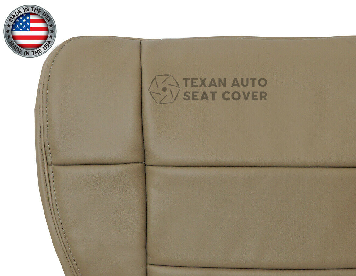 2001, 2002 Ford F150 Lariat  Super Cab, Extended Cab Driver Bottom Leather Seat Cover Tan