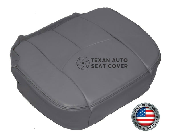 2005, 2006 Chevy Avalanche 1500 2500 LT LS Z71, Z66 Driver Side Bottom Leather Replacement Seat Cover Gray