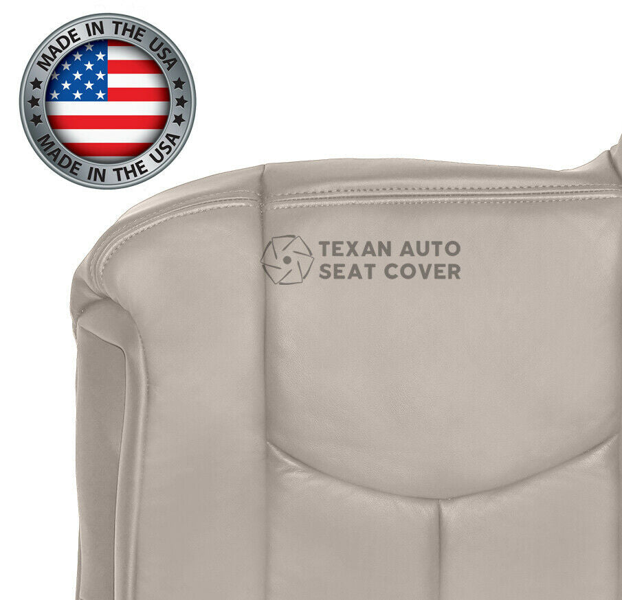 2003, 2004, 2005, 2006 GMC Yukon, Yukon Xl, SLT SLE Passenger Side Lean Back Synthetic Leather Replacement Seat Cover Shale