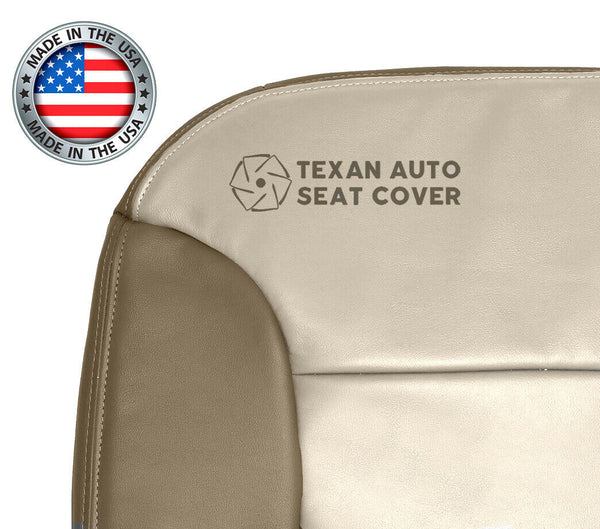 1999, 2000 Chevy Tahoe Limited, Z71 Passenger Side Bottom Leather Seat Cover 2Tone Tan