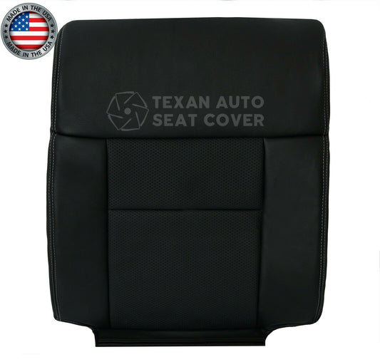2005, 2006, 2007, 2008 Ford F-150 Lariat Driver Lean back Leather Replacement Seat Cover Black