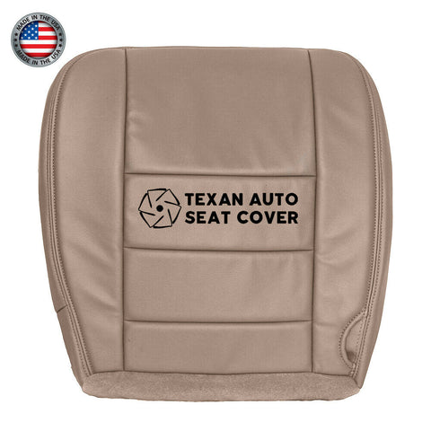 2003,  2004,  2005,  2006,  2007 Ford F250 F350 F450 F550 Lariat XLT, Crew Cab Passenger Side Bottom Leather Replacement Seat Cover Tan