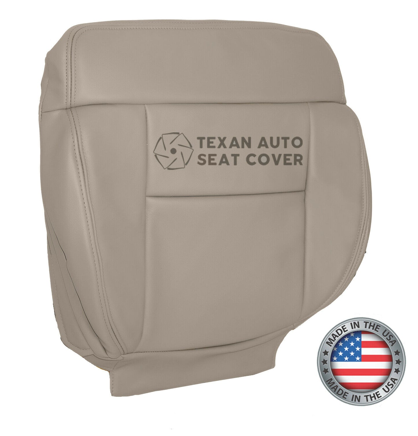 2004 Ford F-150 Lariat Driver Bottom Synthetic Leather Seat Cover Tan