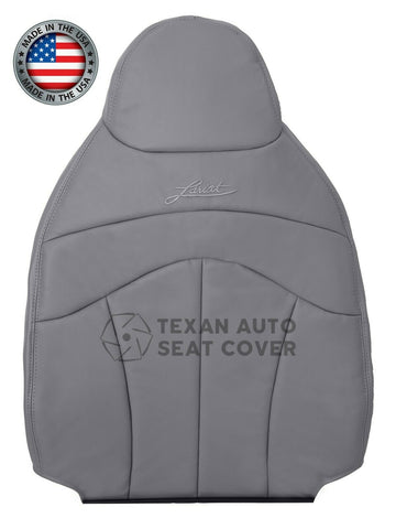 1999, 2000, 2001 Ford F150 Lariat Driver Lean Back Synthetic Leather Seat Cover Gray