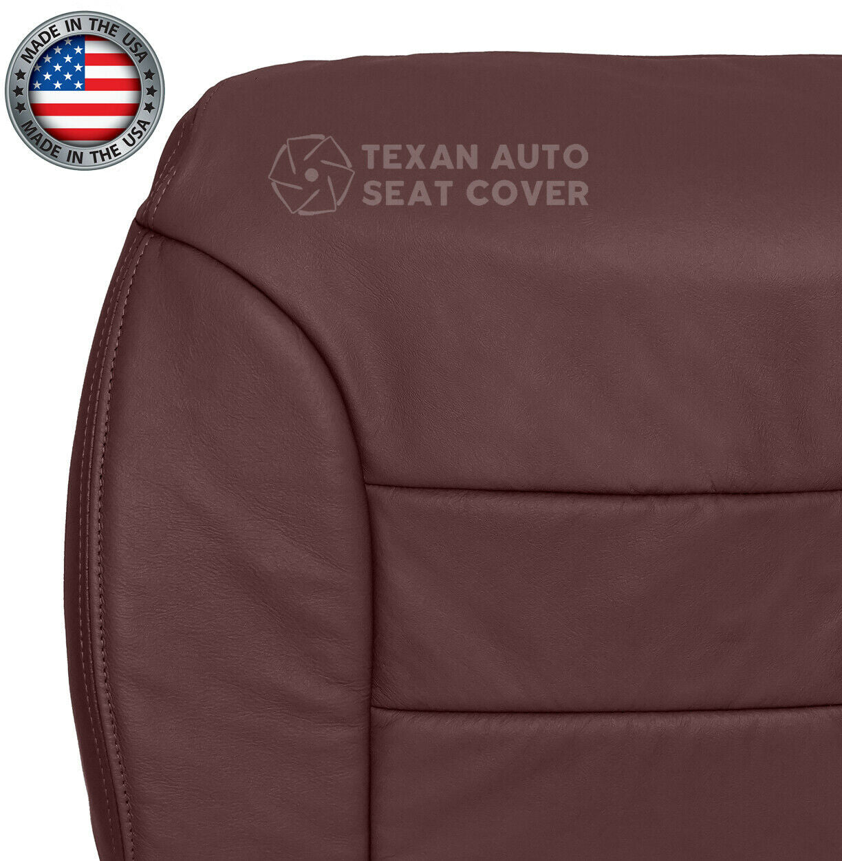 1995, 1996, 1997, 1998, 1999 GMC Yukon 1500 2500 SLT SLE Passenger Lean Back Synthetic Leather Seat Cover Red
