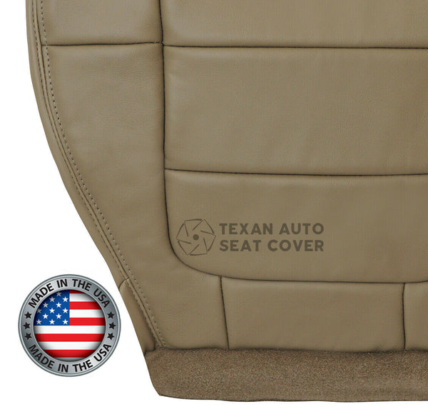 2001, 2002 Ford F150 Lariat  Super Cab, Extended Cab Passenger Bottom Leather Seat Cover Tan