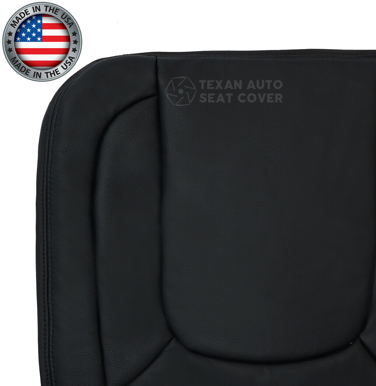 2004, 2005 Dodge Ram 1500, 2500, 3500 Laramie SLT Passenger Bottom Leather Seat Cover Dark Gray