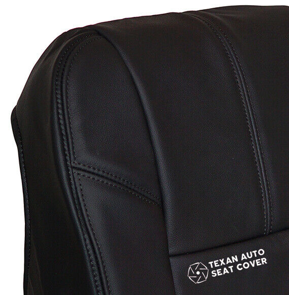 Fits 2007, 2008, 2009, 2020, 2011, 2012, 2013 Chevy Avalanche Passenger Side Bottom Synthetic Leather Replacement Seat Cover Black