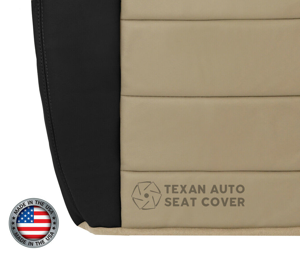 Tan Leather Seat Covers For 2002-2005 Ford Excursion Limited - Direct Replacement, Airbag Compatible