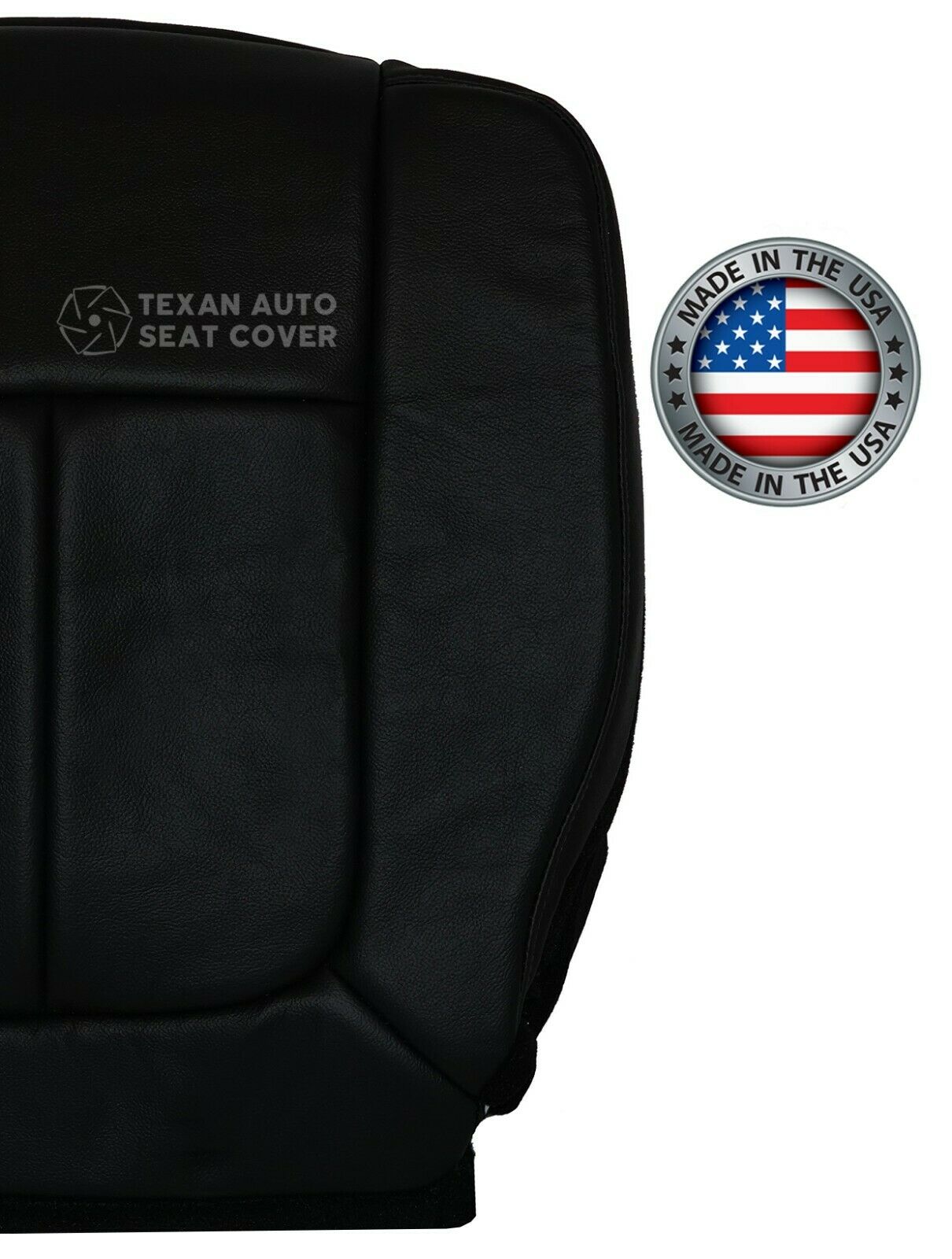 2009, 2010, 2011, 2012, 2013, 2014 Ford F150 Lariat Driver Bottom Leather Seat Cover Black