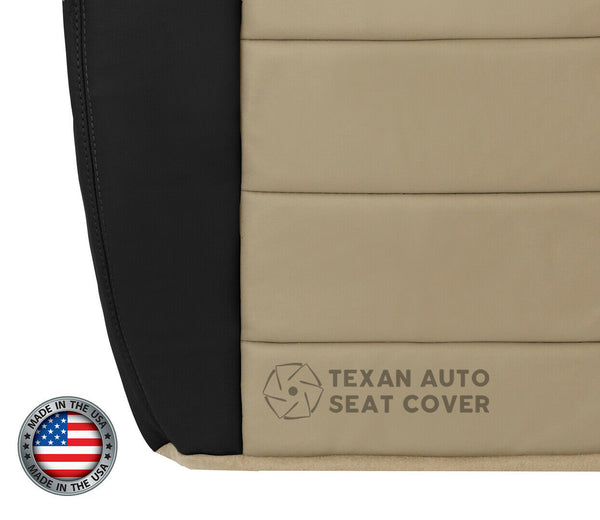2005 Ford Excursion Eddie Bauer Passenger Side Bottom Replacement Leather Seat Cover Tan