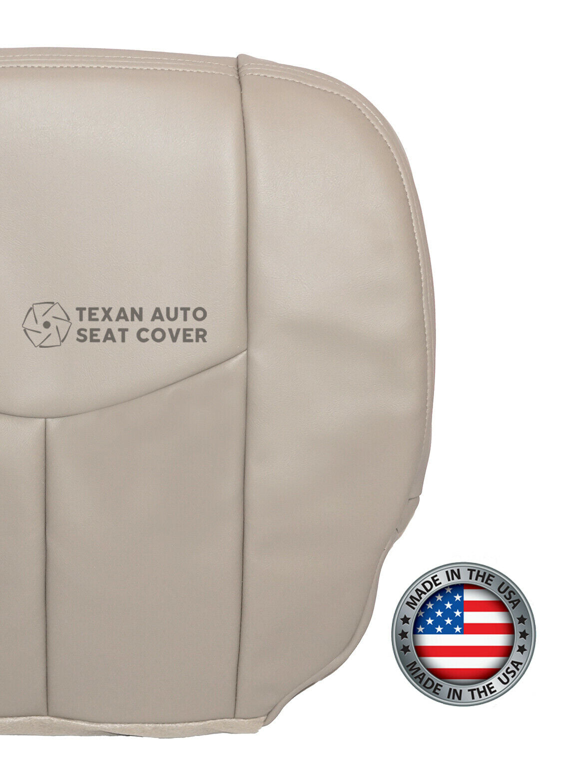 2003, 2004, 2005, 2006 GMC Yukon, Yukon Xl, SLT SLE Driver Side Bottom Synthetic Leather Replacement Seat Cover Shale