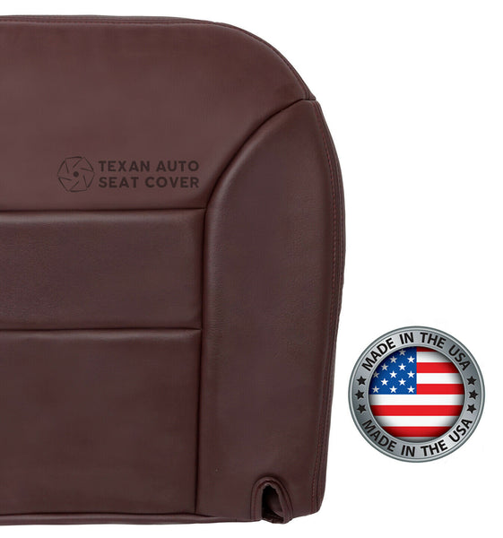 2000,GMC Sierra C/K 2500 3500 Classic SLT.SLE. Z71. Passenger Side Bottom Synthetic Leather Replacement Seat Cover Red