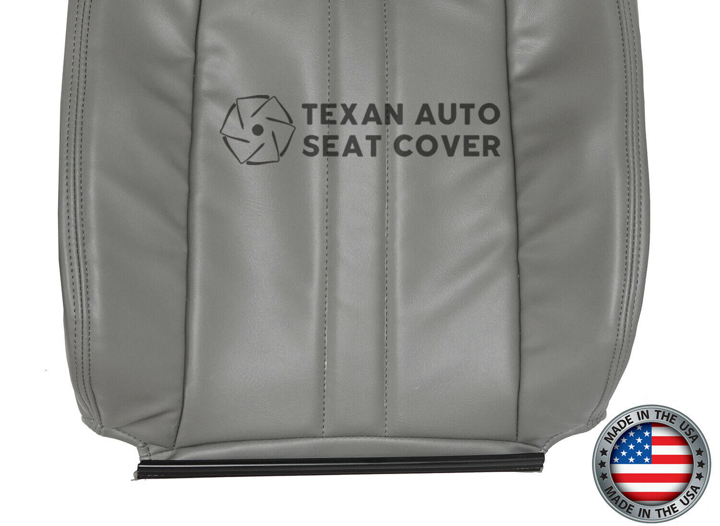 2008,2009,2010,2011,2012,2013,2014 GMC SAVANA Driver Side Lean Back Synthetic Leather Replacement Seat Cover Gray