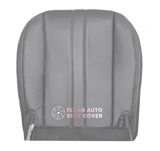 2003,2004,2005,2006,2007,2008 GMC SAVANA Driver Side Bottom Synthetic Leather Replacement Seat Cover Gray
