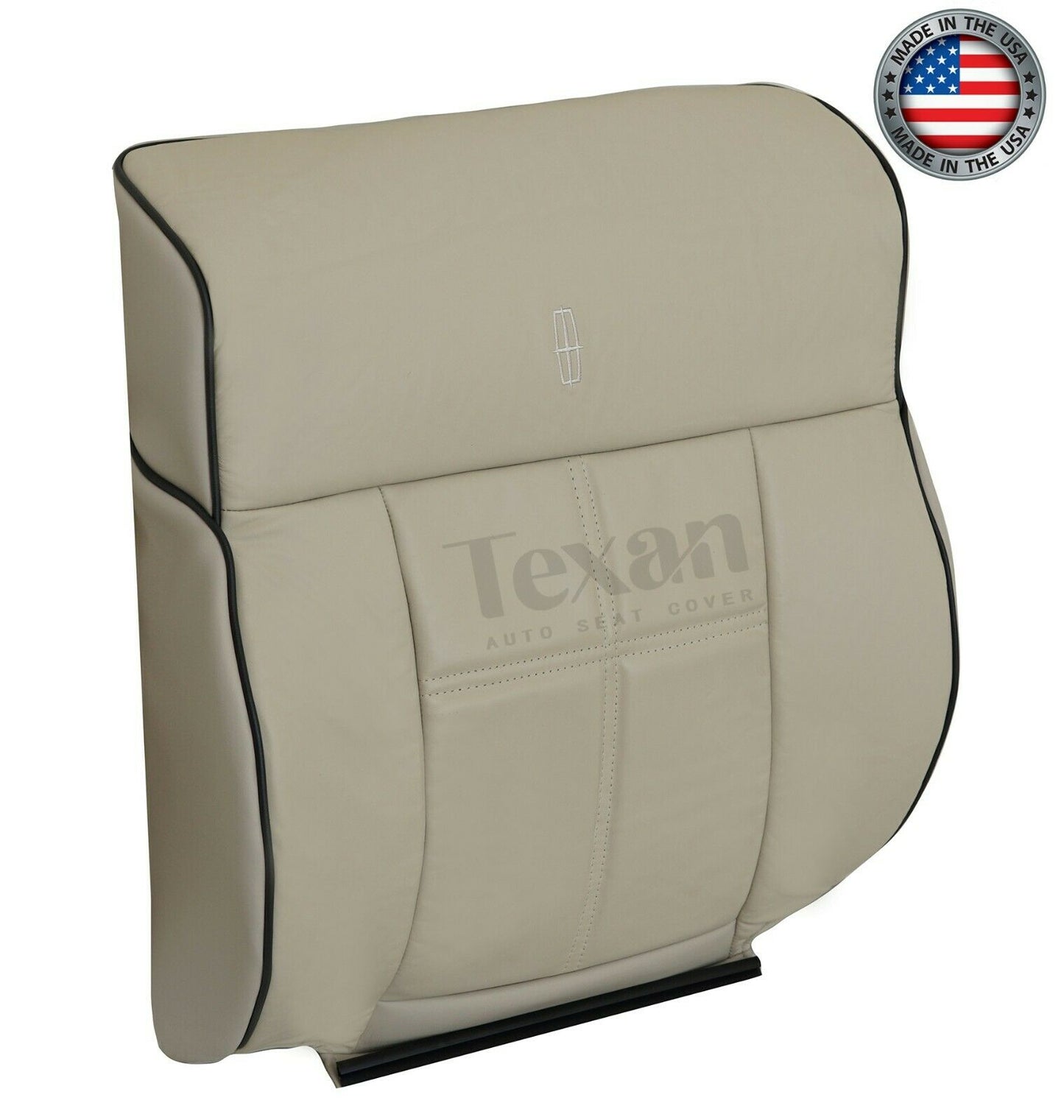 2006, 2007, 2008 Lincoln Mark LT 2WD Passenger Side Lean Back Leather Replacement Seat Cover Tan