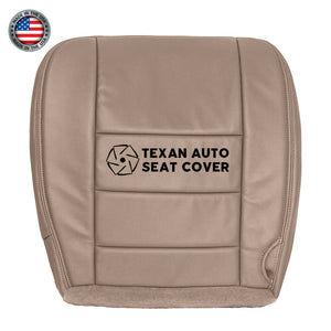 2003, 2004, 2005, 2006, 2007 Ford F250 F350 F450 F550 Lariat XLT, Crew Cab Driver Side Bottom Synthetic Leather Replacement Seat Cover Tan