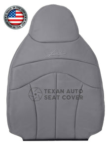 1999, 2000, 2001 Ford F150 Lariat Driver Lean Back Leather Seat Cover Gray