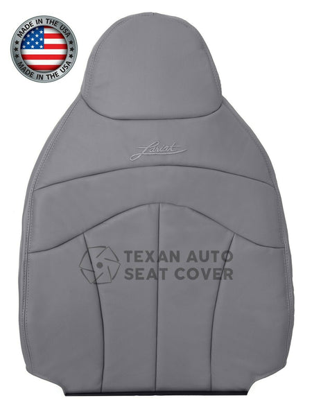 1999, 2000, 2001 Ford F150 Lariat Driver Lean Back Leather Seat Cover Gray
