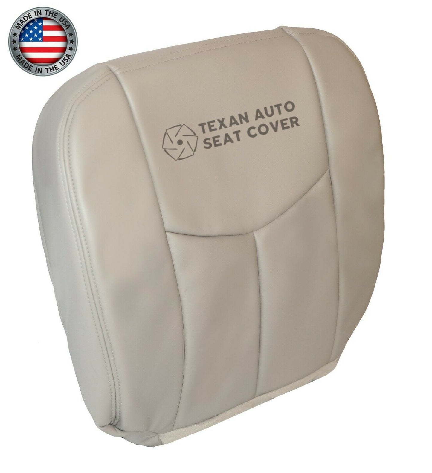 Fits 2005, 2006 Chevy Avalanche 1500 2500 LT LS Z71, Z66 Driver Side Bottom Leather Replacement Seat Cover Shale