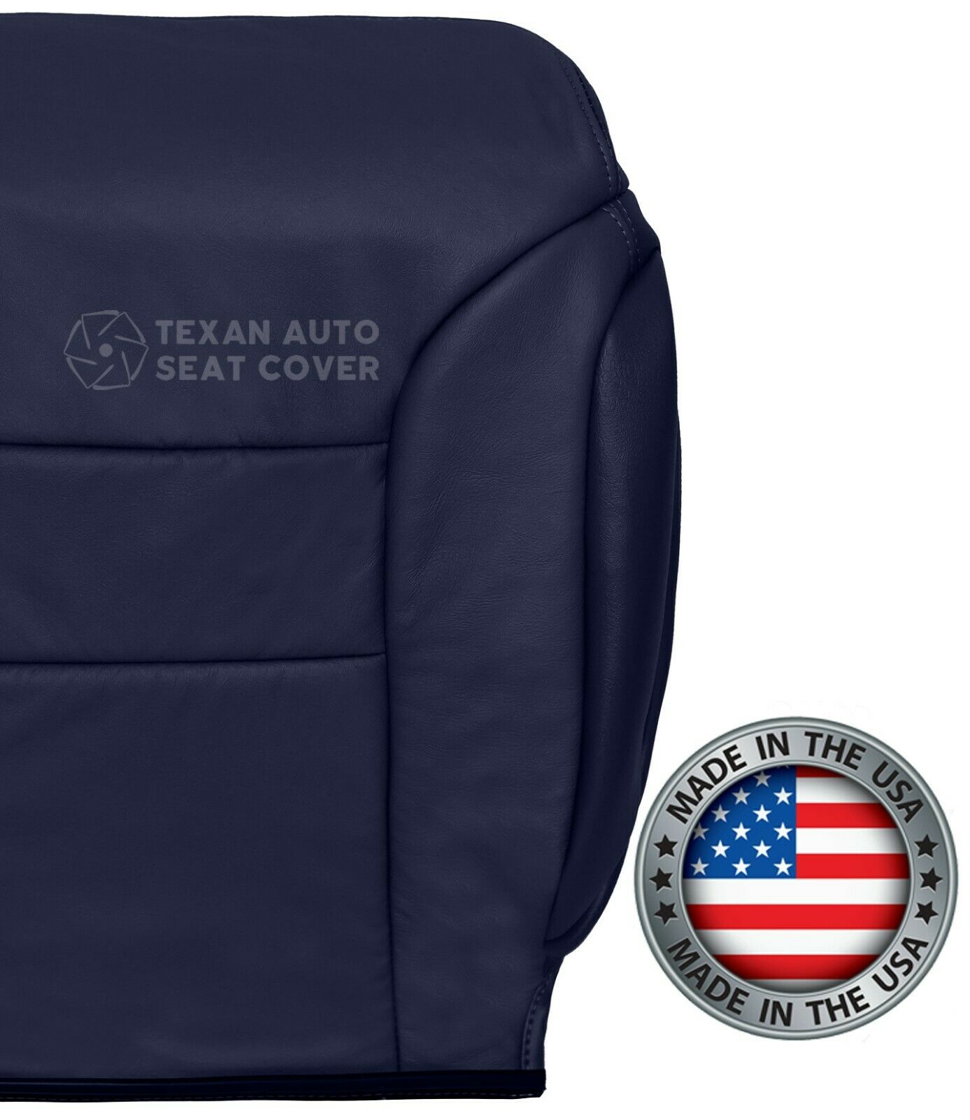 1995, 1996, 1997, 1998, 1999 Chevy Tahoe Suburban 1500 2500 LT LS 2WD, 4X4 Passenger Side Lean Back Synthetic Leather Replacement Cover Blue