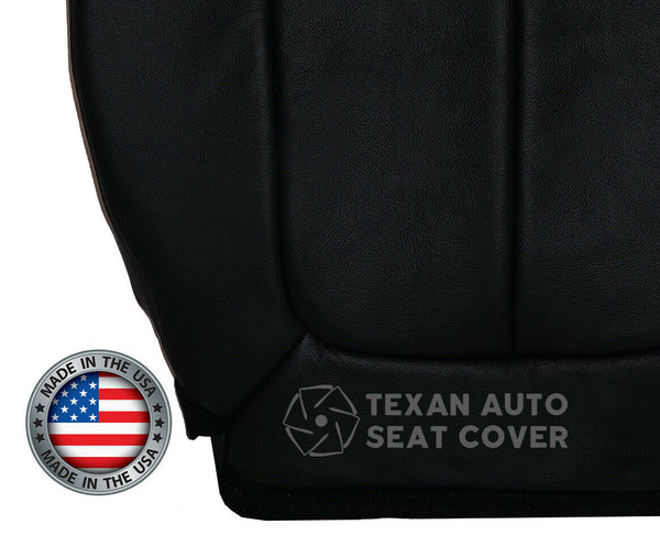 2009, 2010, 2011, 2012, 2013, 2014 Ford F150 Lariat Passenger Bottom Synthetic  Leather Seat Cover Black