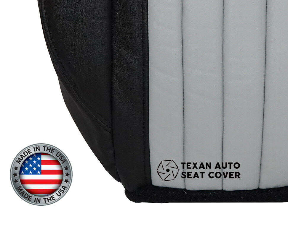 2003 Ford F150 Harley Davidson Second Row Bottom Leather Seat Cover Black/Gray
