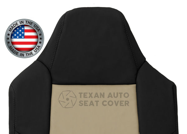 2005 Ford Excursion Eddie Bauer Passenger Side Lean Back Leather Seat Cover Tan
