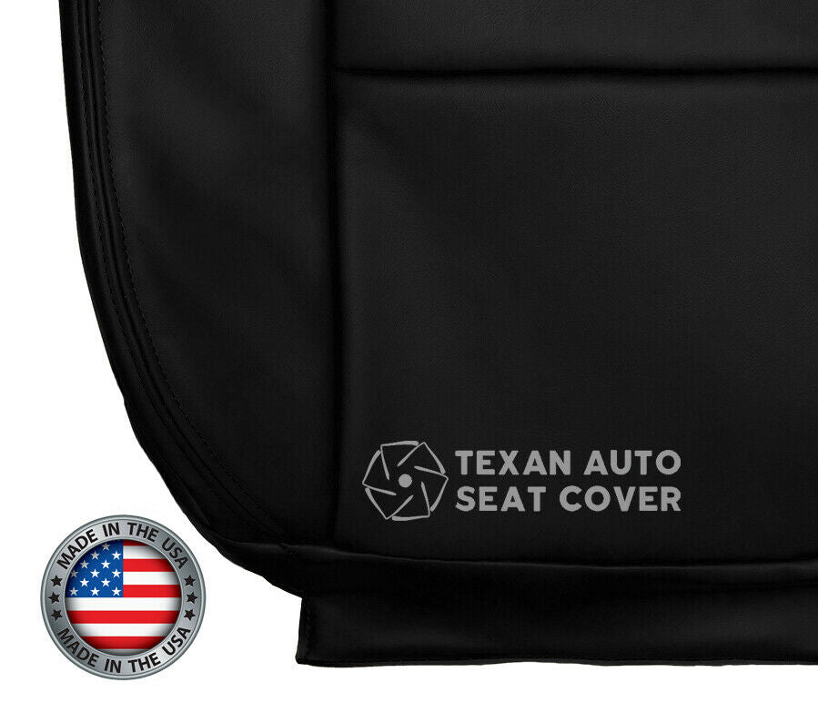 2005, 2006, 2007, 2008 Ford F-150 Lariat Bottom Synthetic Leather Replacement  Seat Cover Black