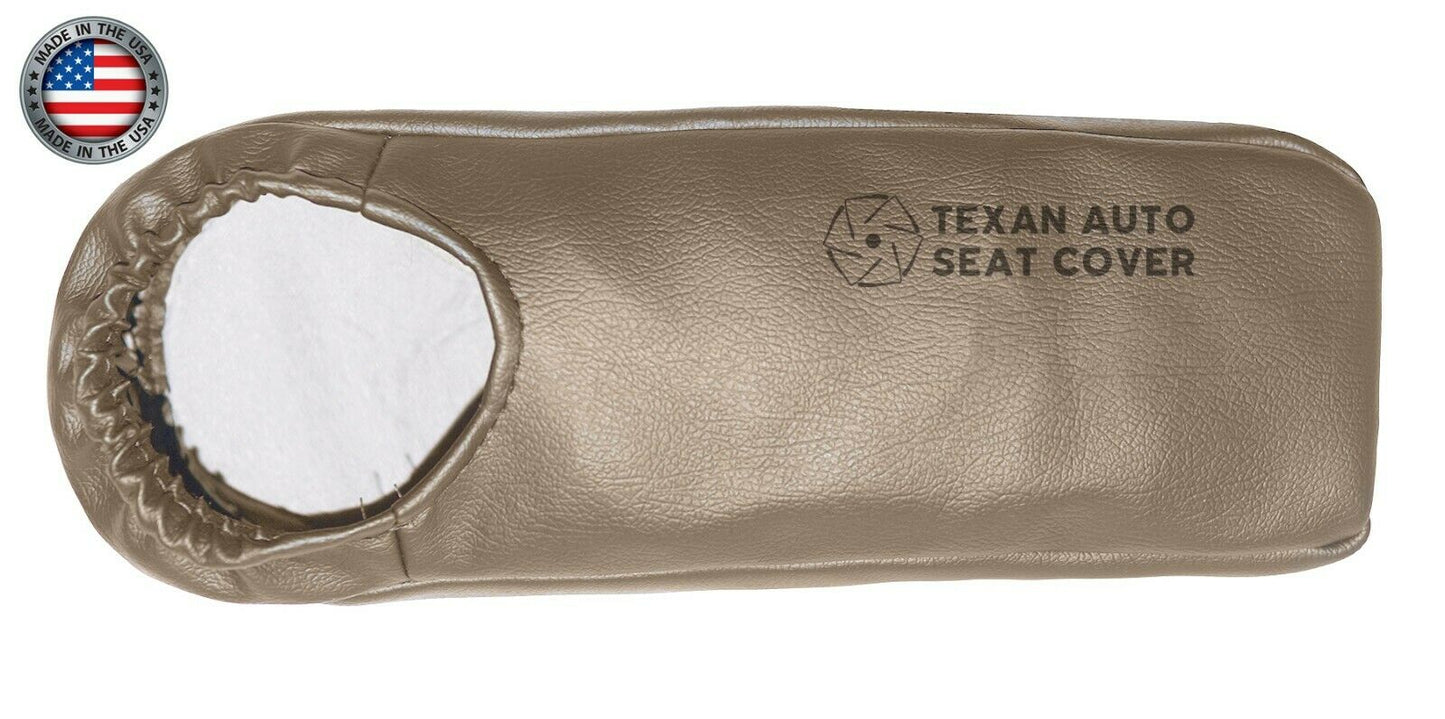 2000, 2001 Ford F150 Lariat Single-Cab, Super-Cab, Extended-Cab Passenger Side Armrest Synthetic Leather Replacement Seat Cover Tan
